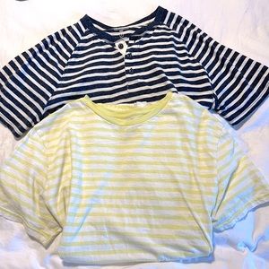 Men’s Large Short sleeved casual dress shirts. Lot of 2. Worn one time each!